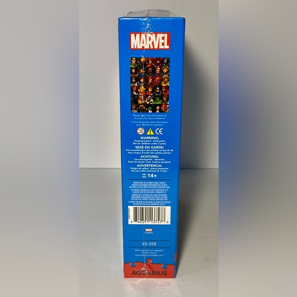 Marvel Heroes Collage 1000 Piece Jigsaw Puzzle 20in x 28 in Licensed by Aquarius - Picture 3 of 8